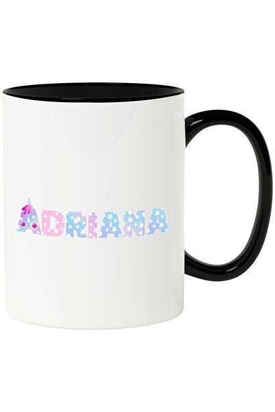 StoryGift Romania Cana Cu Numele Adriana, Unicorn, Printesa, Fairytale, Dragu...