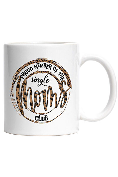 StoryGift Romania Cana cu mesajul "Proud member of the single moms club", man...