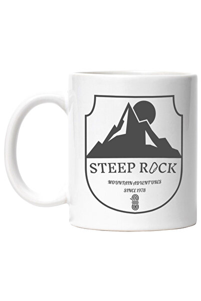 StoryGift Romania Cana Cu Mesaj In Engleza Steep Rock , Munte, Soare, Varf, S...