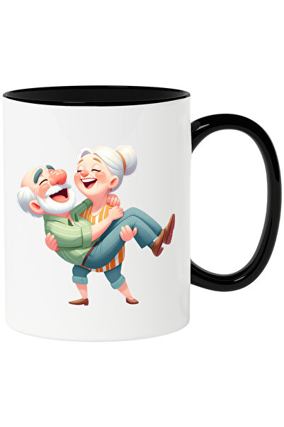 StoryGift Romania Cana cu o bunicuta care isi tine sotul in brate | ilustrati...