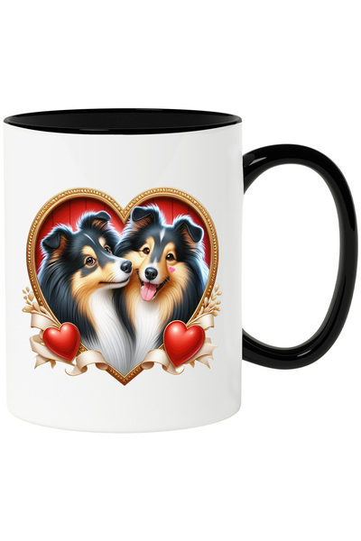 StoryGift Romania Cana cu o catelusa si un caine care stau intr-un cadru in f...