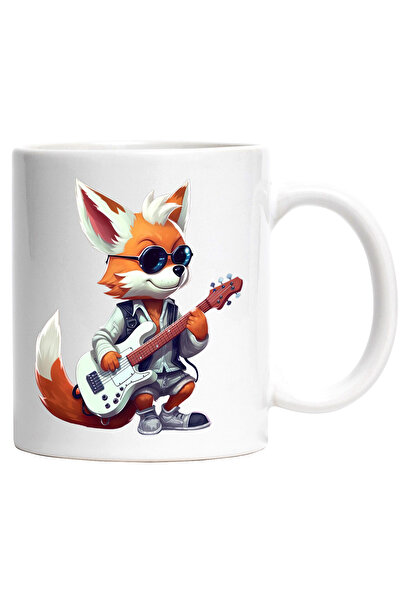 StoryGift Romania Cana cu un vulpoi care canta la chitara | ilustratie | oche...