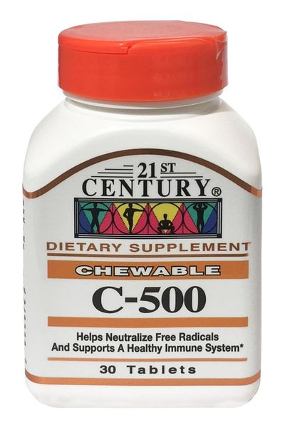 21st Century Chewable C-500 30 Tablets