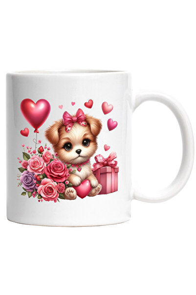 StoryGift Romania Cana cu o catelusa serioasa care are o inimioara | ilustrat...