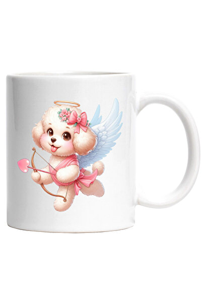 StoryGift Romania Cana cu un catelus vesel | imbujorat | cu aripi | trage cu ...