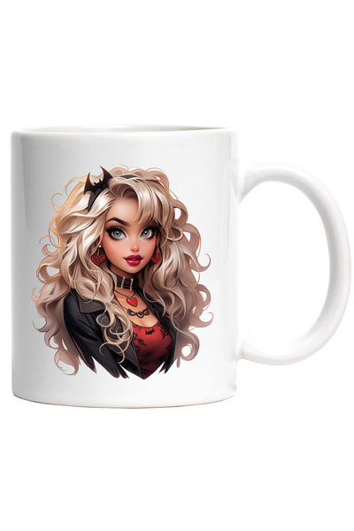 StoryGift Romania Cana cu o fata blonda | ilustratie | frumusica | inimioare ...