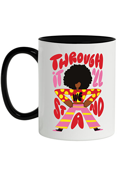 StoryGift Romania Cana Cu Mesaj Motivational Through It all We Stand, Afro, R...