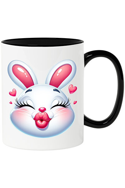 StoryGift Romania Cana cu o iepuroaica vesela care da un pupic | ilustratie |...