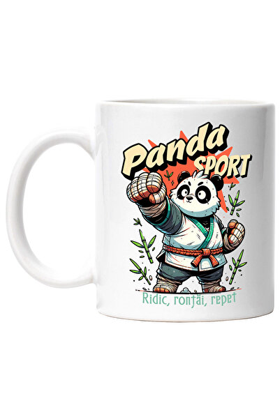 StoryGift Romania Cana panda sport ridic rontai repet animal salbatic. haios,...