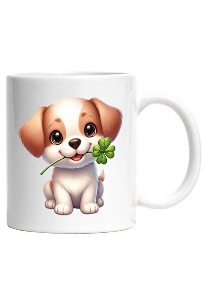 StoryGift Romania CCana cu un catelus jucaus | ilustratie | vesel | noroc | I...