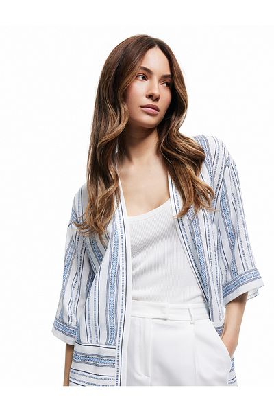 Koton Jachetă kimono supradimensionată cu mâneci 3/4