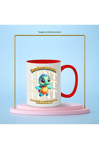 StoryGift Romania Mug delay is just a personal fingerprint turtle, 330ml, Ceramic with, With, STG.