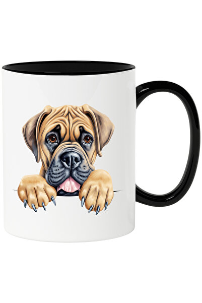 StoryGift Romania Cana cu un catel maro | ilustratie | gheare scoase | labute...