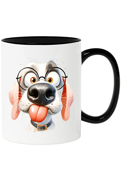 StoryGift Romania Cana cu un catel nebunatic | ilustratie | privire ciudata |...