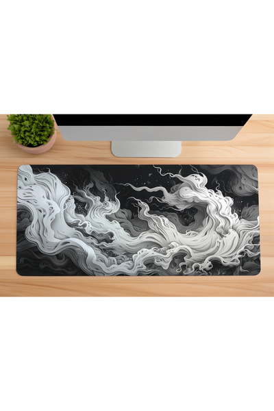 urzuva Gaming Oyuncu XL Mouse Pad Kaydırmaz Dikişli Mousepad 80x30 cm