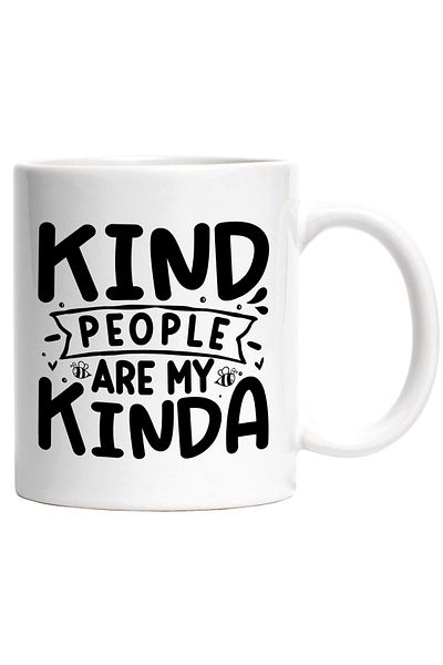 StoryGift Romania Mug with bees for those who prefer to have good people around with White Handle, With White Handle
