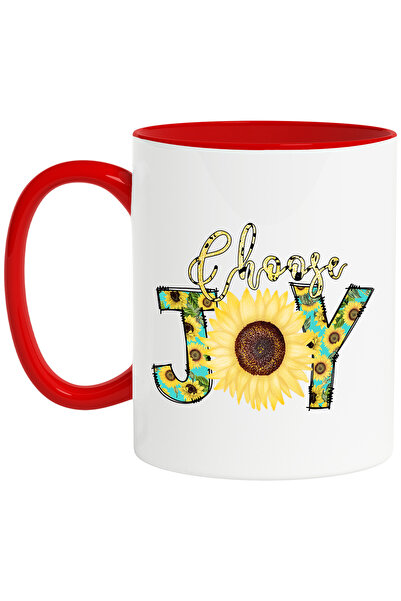 StoryGift Romania Cana cu mesajul "Choose joy", ilustratie, motivational, ale...