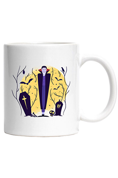 StoryGift Romania Cana Cu Vampir, Horror, Halloween, Cimitir, Lilieci, Multic...