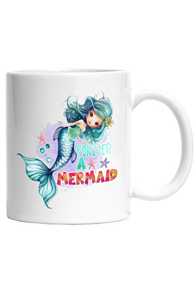 StoryGift Romania Cana cu mica sirena cu mesajul "Forever a mermaid", intotde...