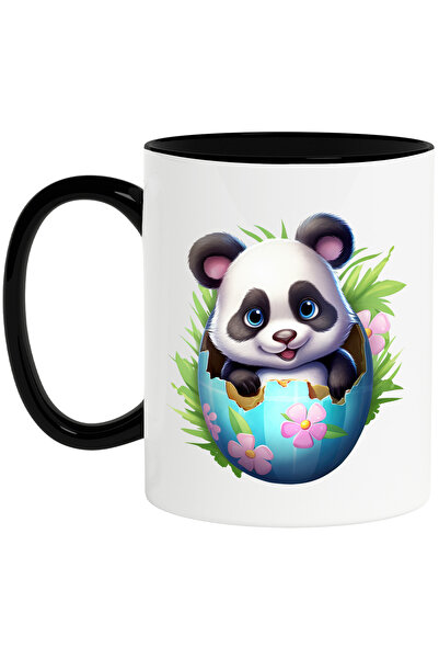 StoryGift Romania Cana cu un ursulet Panda care iese dintr-un ou spart | ilus...