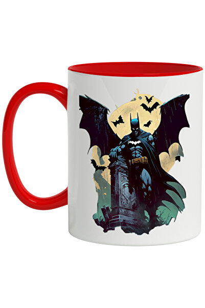 StoryGift Romania Mug With Batman, DC, Cemetery, Superheroes, Comics, Bat, Mu...