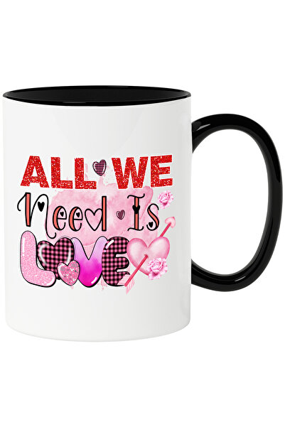 StoryGift Romania Cana cu mesajul "All we need is Love", nevoie, iubire, tran...