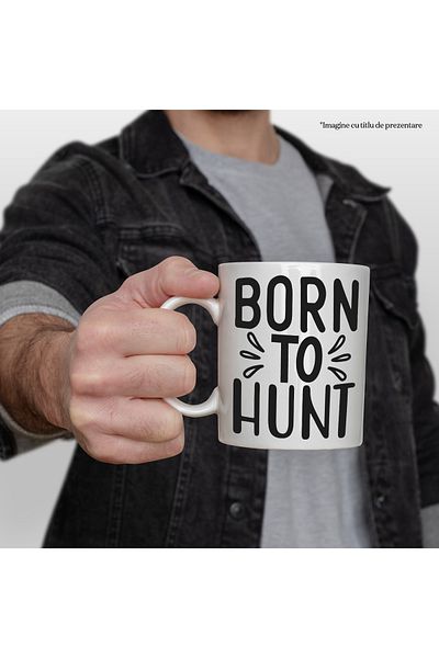StoryGift Romania Cana pentru cei care au fost nascuti pentru a vana - pasiune cu Maner Alb, Cu Maner Alb STG