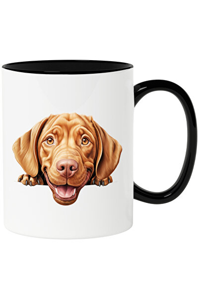 StoryGift Romania Cana cu un catel maro | ilustratie | zambet | vrea sa se jo...