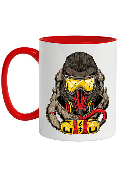 StoryGift Romania Cana Cu Gorila, Masca, Gaz, Ochelari, SF, Multicolor 330 ml...