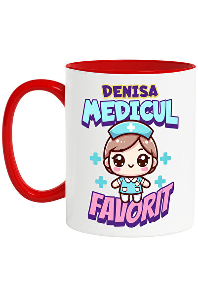 StoryGift Romania Cana cu Asistenta medicala Cu Tinuta Albastra Text Denisa M...