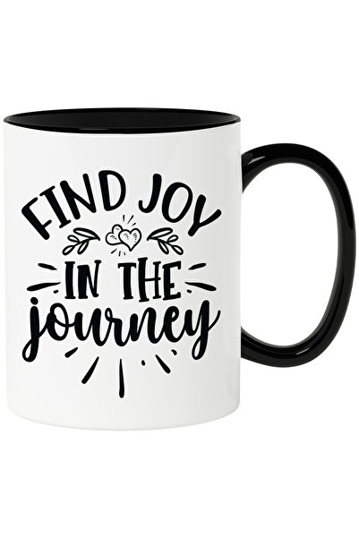 StoryGift Romania Cana cu inimioare si textul "Find joy in the journey" - gas...
