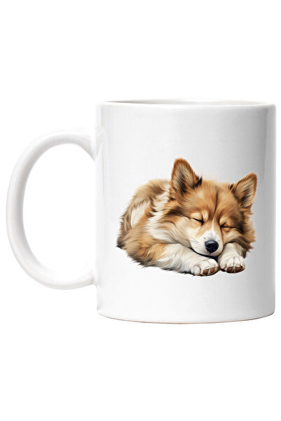 StoryGift Romania Cana cu un caine blanos care doarme dus | ilustratie | ora ...