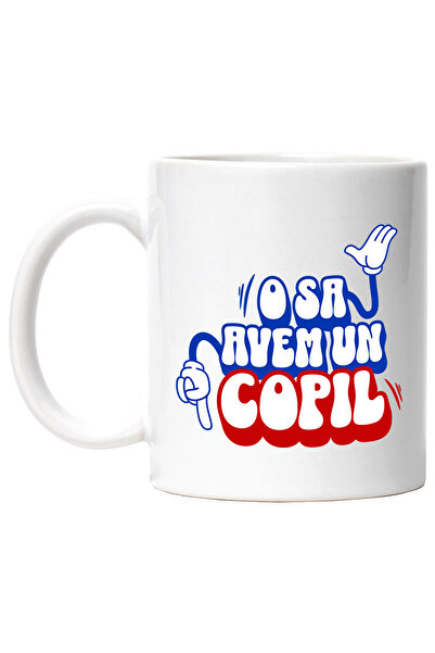 StoryGift Romania Cana cu Maini Stil Mickey Mouse Deget Aratat In Jos Text O ...