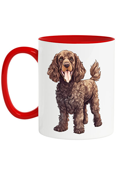 StoryGift Romania Cana cu un catel blanos vesel | ilustratie | maro | jucaus ...