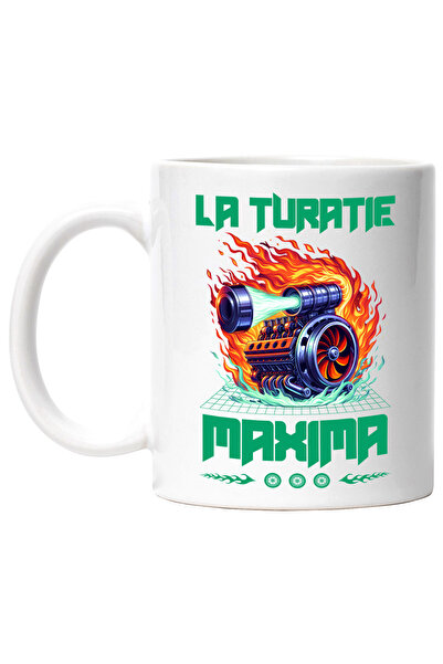StoryGift Romania Cana la turatie maxima motor in flacari masina viteza, 330m...