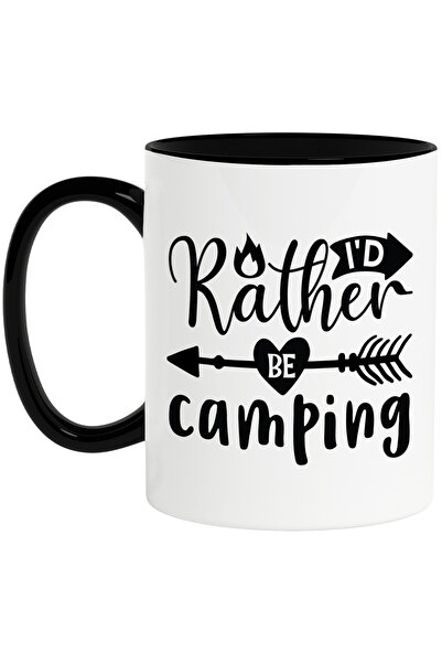 StoryGift Romania Cana cu mesajul "I'd rather be camping" - As prefera sa ma ...