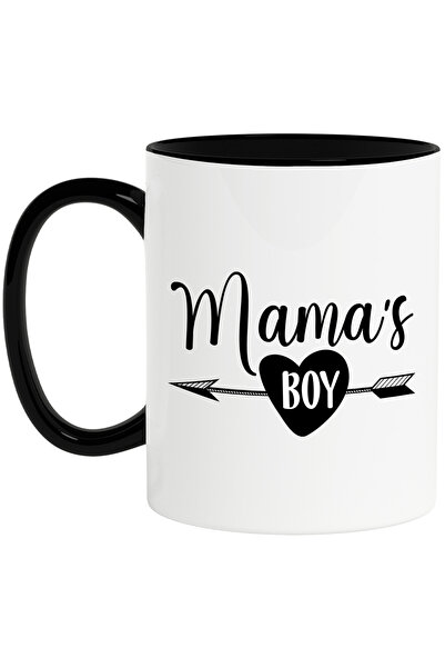 StoryGift Romania Cana cu o inimioara si textul in engleza "Mama's boy" - bai...