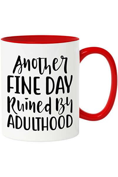 StoryGift Romania Cana cu textul "Alta zi buna distrusa de maturitate/viata d...