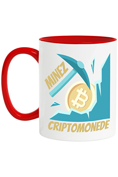StoryGift Romania Cana minez criptomonede moneda bitcoin, investitor , 330ml,...