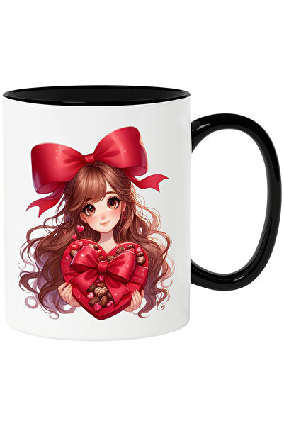 StoryGift Romania Cana cu o fetita vesela care tine o cutie cu bomboane | a p...