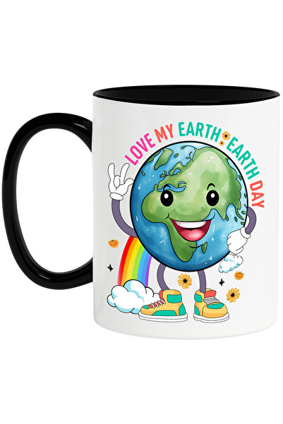 StoryGift Romania Cana cu planeta Pamant cu mesajul "Love my Earth, Earth day...