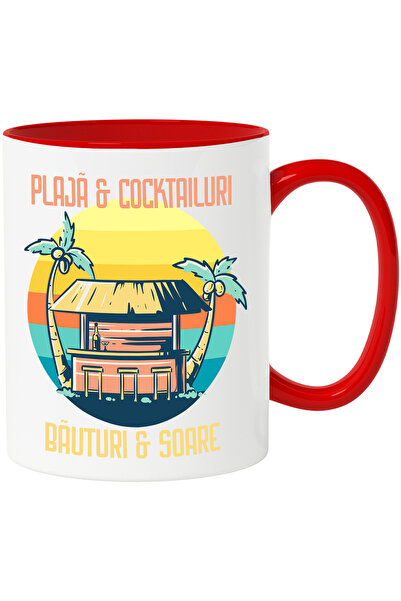 StoryGift Romania Cana Plaja si cocktailuri_ bauturi si soare , 330ml, Cerami...