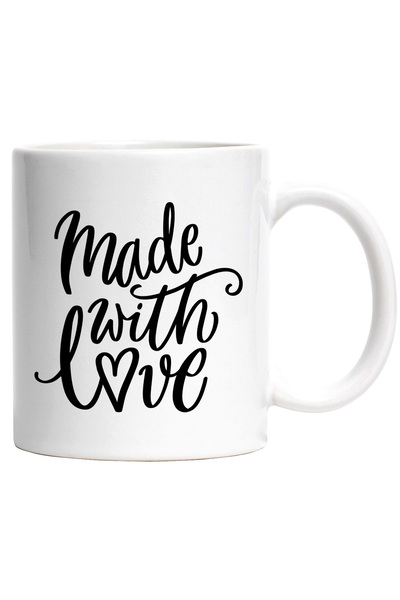 StoryGift Romania Cana Cu Text in Engleza Made With Love, Iubire, Copii, Bebe...