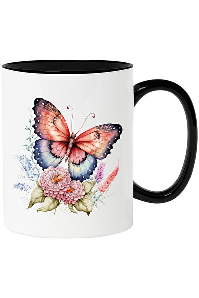 StoryGift Romania Cana cu un fluture | ilustratie | natura | flori | libertat...