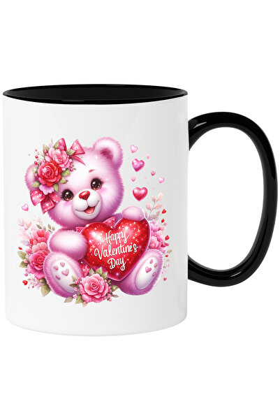 StoryGift Romania Cana cu o ursoaica de plus vesela | ilustratie | tine o ini...