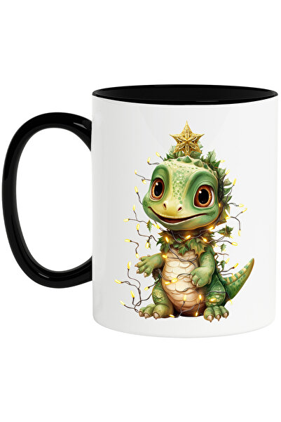 StoryGift Romania Cana cu un dinozaur micut | verde | ilustratie | incurcat i...