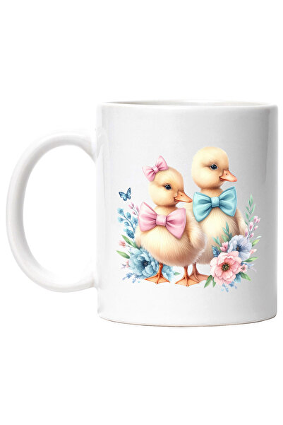 StoryGift Romania Cana cu 2 boboci de rata cu fundite | ilustratie | bucurosi...