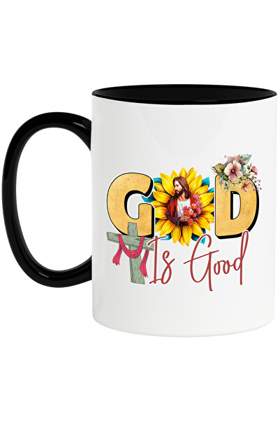 StoryGift Romania Cana cu mesajul "God is good", religie, ilustratie, credint...