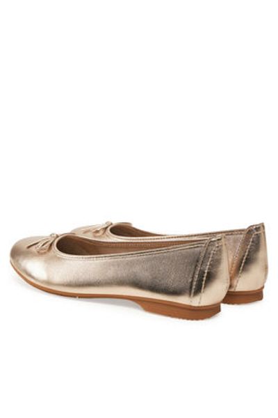 Jana women's ballerinas 8-22163-41 954 gold-coloured