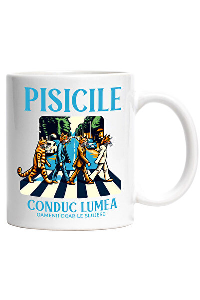 StoryGift Romania Cana Pisici in costum traversand strada, conduc lumea, 330m...